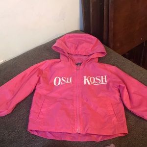 Pink osh kosh rain jacket